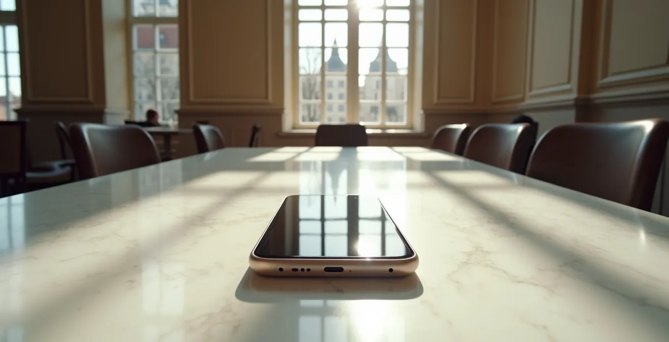 Futuristische visualisatie van smartphone als complete digitale portefeuille