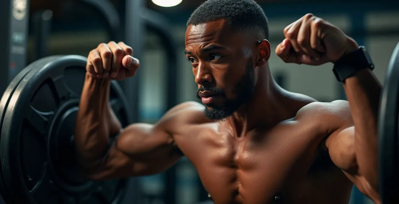 Contrast tussen gecontroleerde uitvoering en slechte vorm bij krachttraining