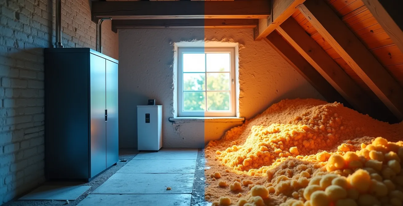 Beslissingsboom voor keuze tussen batterij en isolatie-investering