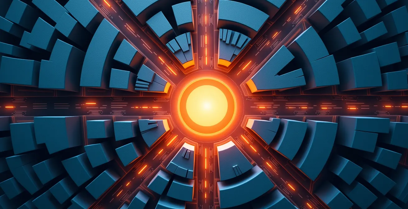 Kaartvisualisatie van verzorgingsgebied met isochrone zones rond potentiële winkellocatie